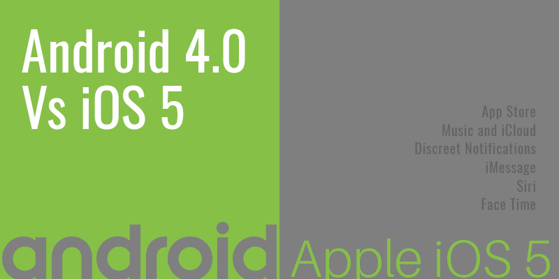 Android 4.0 Vs iOS 5
